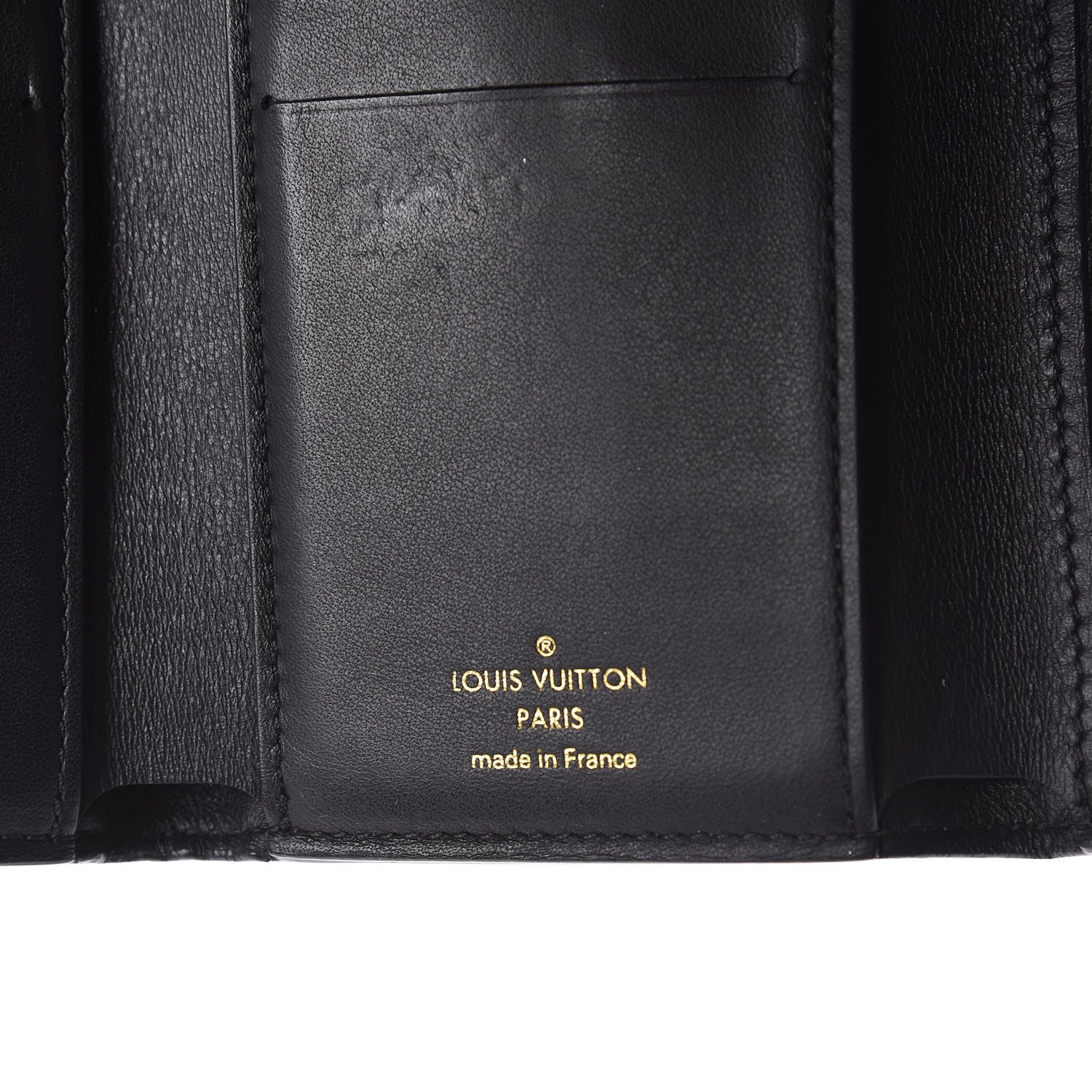 Louis Vuitton Taurillon Perforated Capucines Compact Wallet Black 6 of 7
