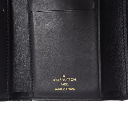 Louis Vuitton Taurillon Perforated Capucines Compact Wallet Black 6 of 7