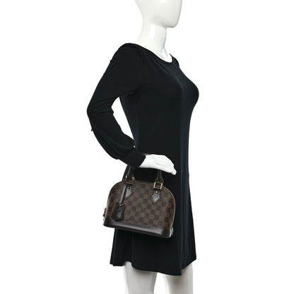 Louis Vuitton Damier Ebene Alma BB 2 of 9