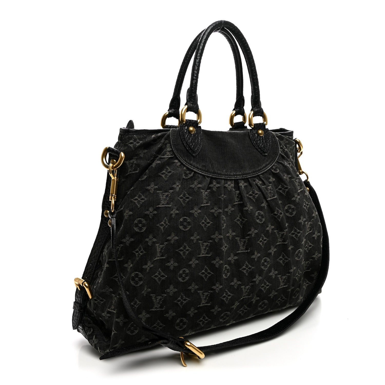 Louis Vuitton Denim Neo Cabby GM Black 3 of 9