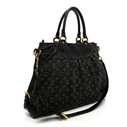 Louis Vuitton Denim Neo Cabby GM Black 3 of 9