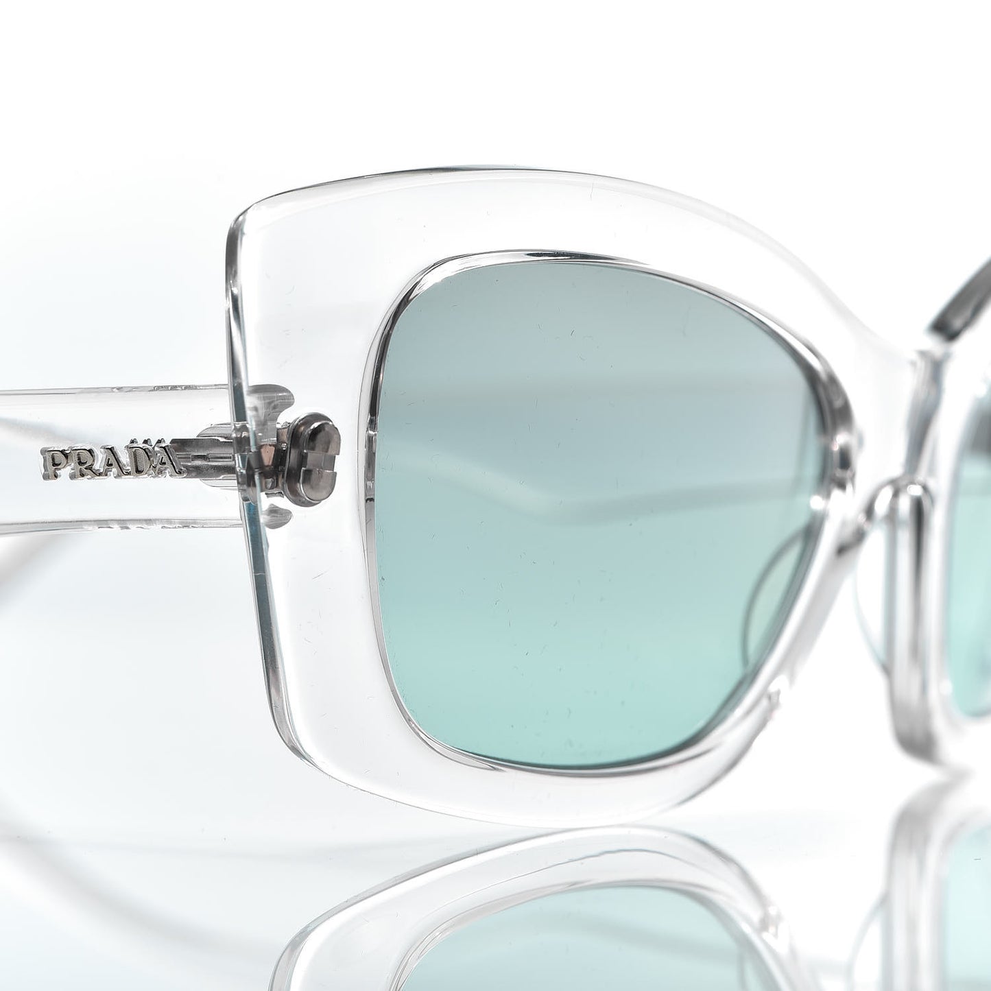 Cat Eye Sunglasses SPR 19M Transparent Light Blue