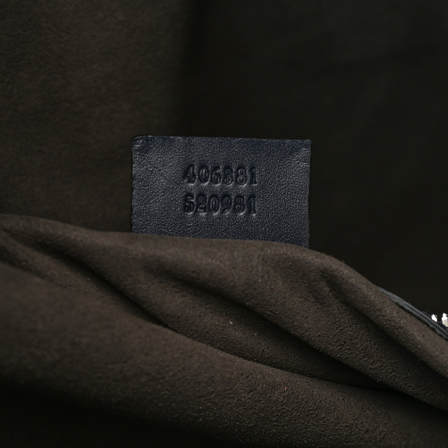 Guccissima Signature Large Duffle Blue