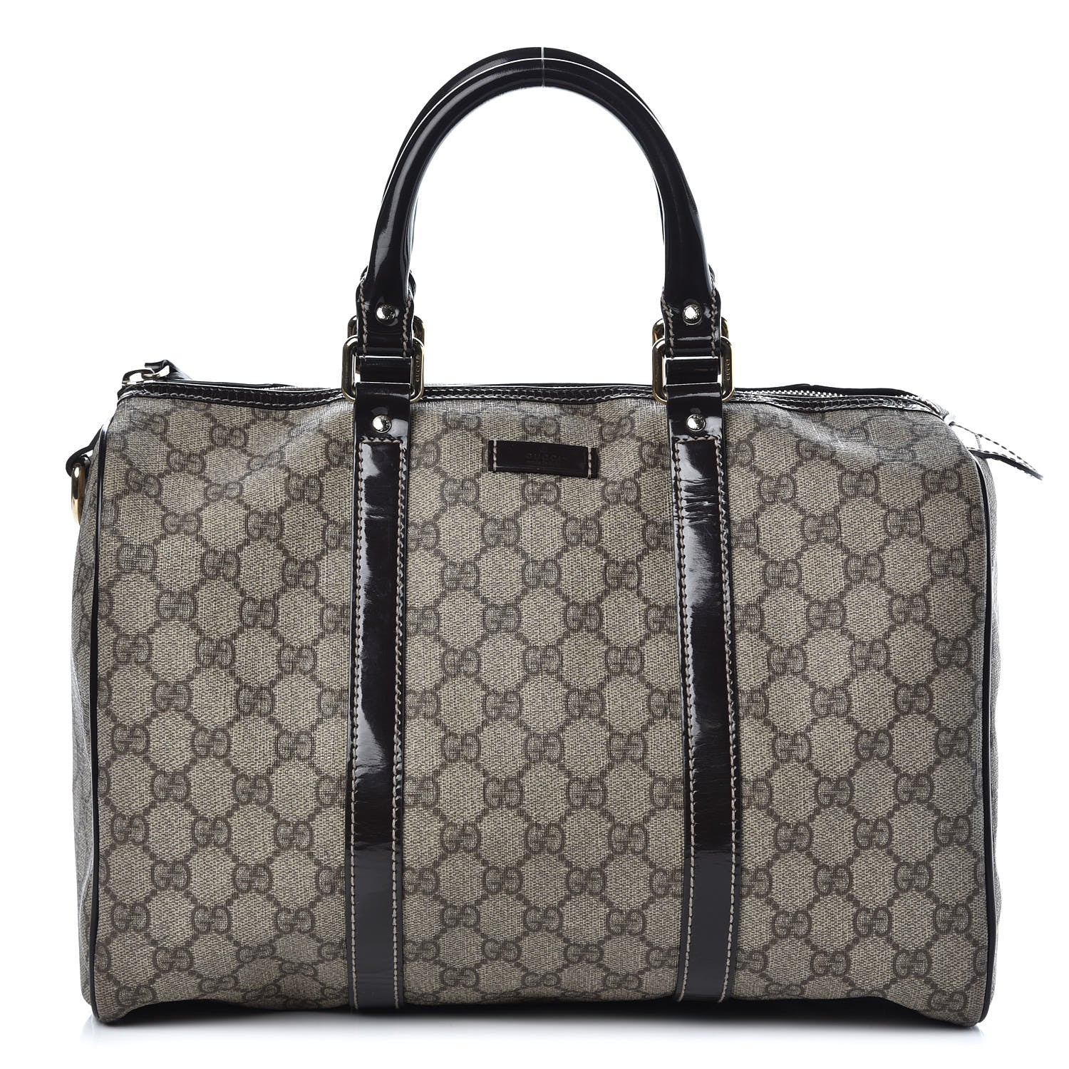 Gucci GG Plus Monogram Medium Joy Boston Dark Brown 1 of 11