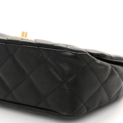 Chanel Caviar Quilted Sweetheart Flap Black 10 of 10