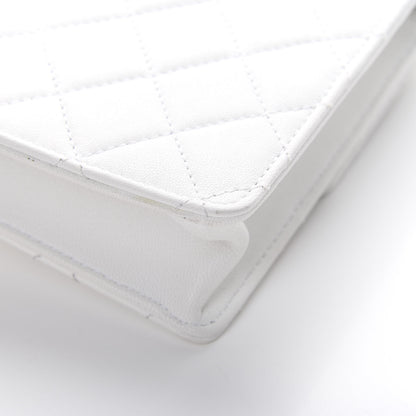 Chanel Lambskin Quilted Chic Pearls Flap White 10 of 11