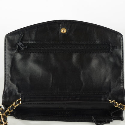 Chanel Caviar Timeless CC Wallet on Chain WOC Black 6 of 10