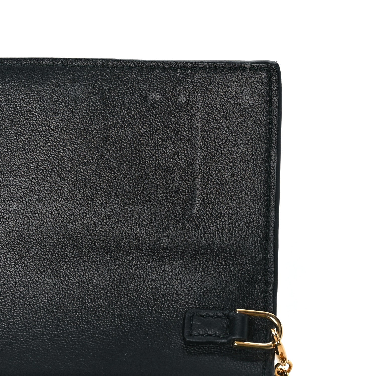 Alexander McQueen Calfskin Studded Skull Wallet on Chain Black 7 of 9