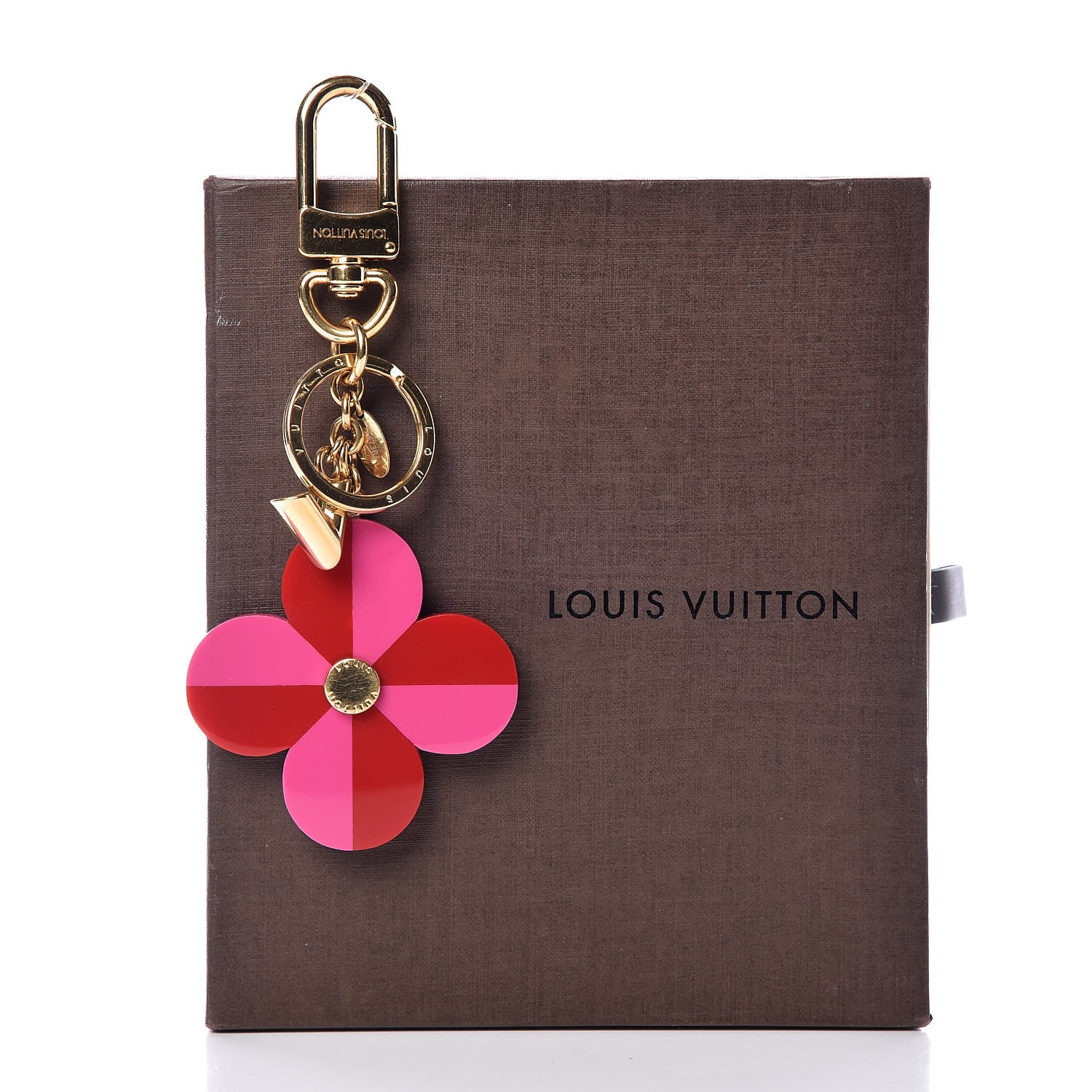 Louis Vuitton Flower and V Bag Charm PM Pink 6 of 6