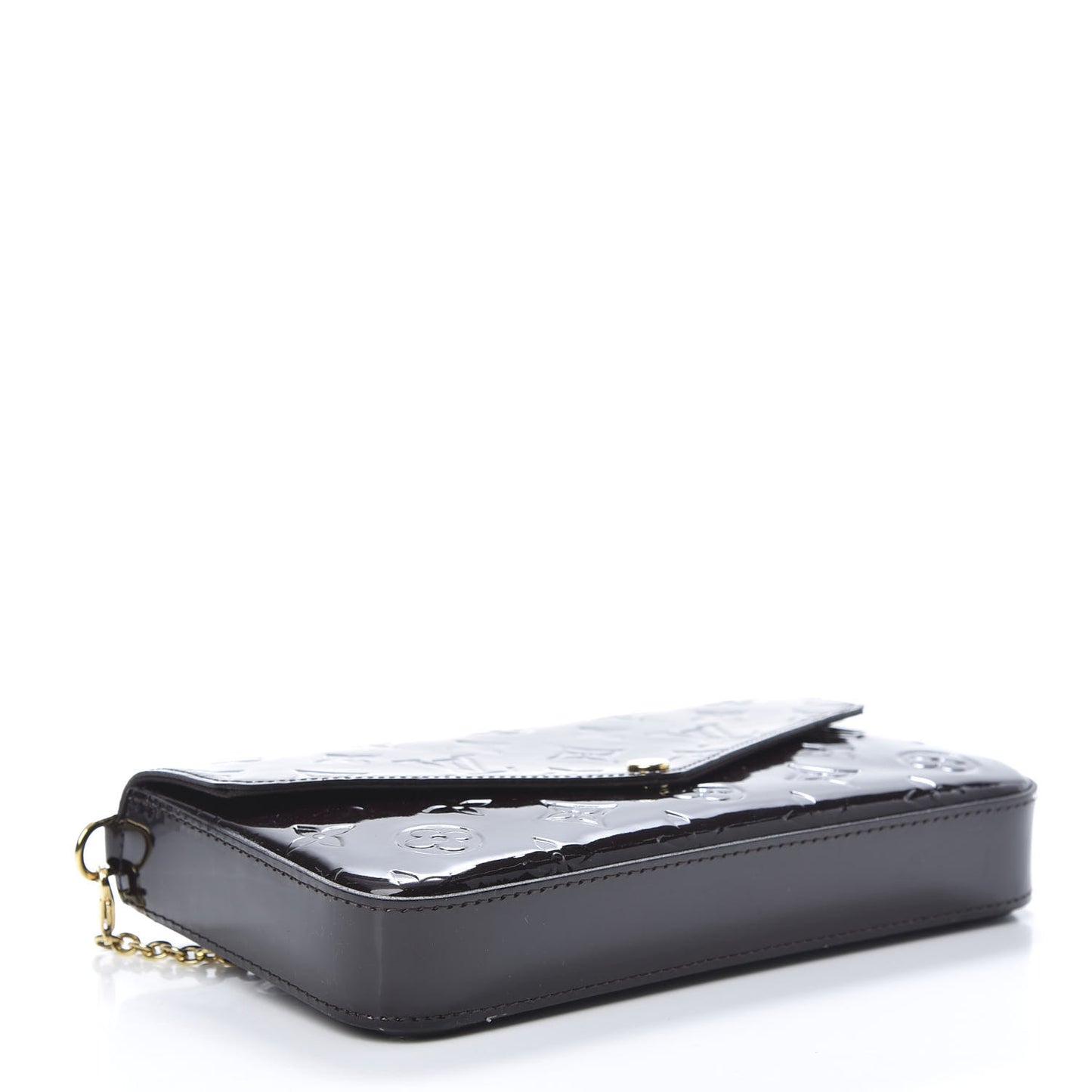 Vernis Pochette Felicie Chain Wallet Amarante