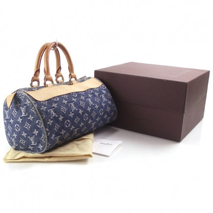Louis Vuitton Monogram Denim Neo Speedy Blue 3 of 9
