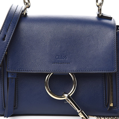 Chloe Calfskin Mini Faye Day Shoulder Bag Captive Blue 11 of 11