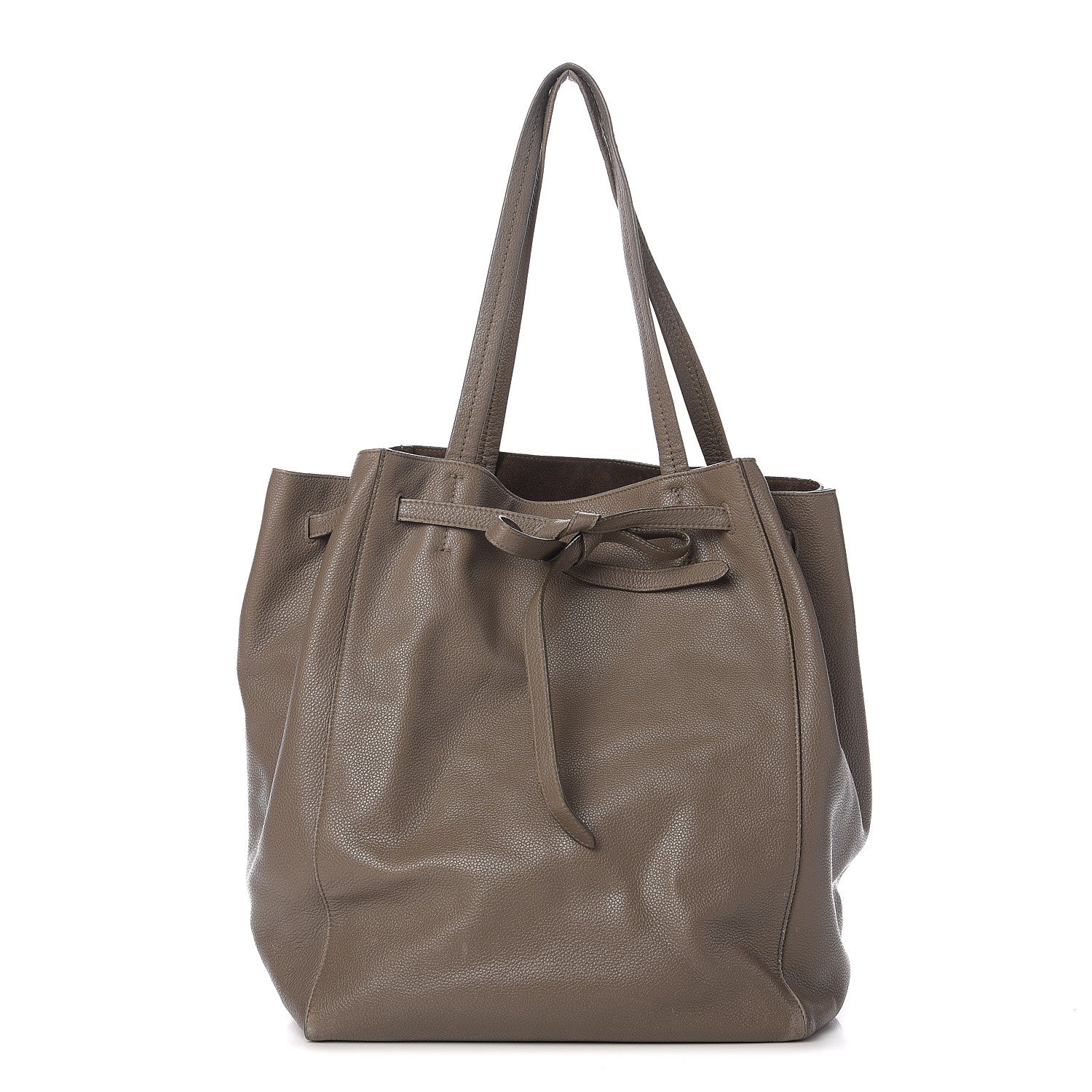 Celine Soft Grained Calfskin Medium Belt Cabas Phantom Taupe 1 of 13