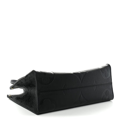 Louis Vuitton Empreinte Monogram Giant Onthego MM Black 4 of 10