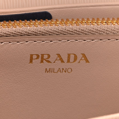 Prada Vitello Move Metal Oro Chain Wallet Cipria 6 of 10