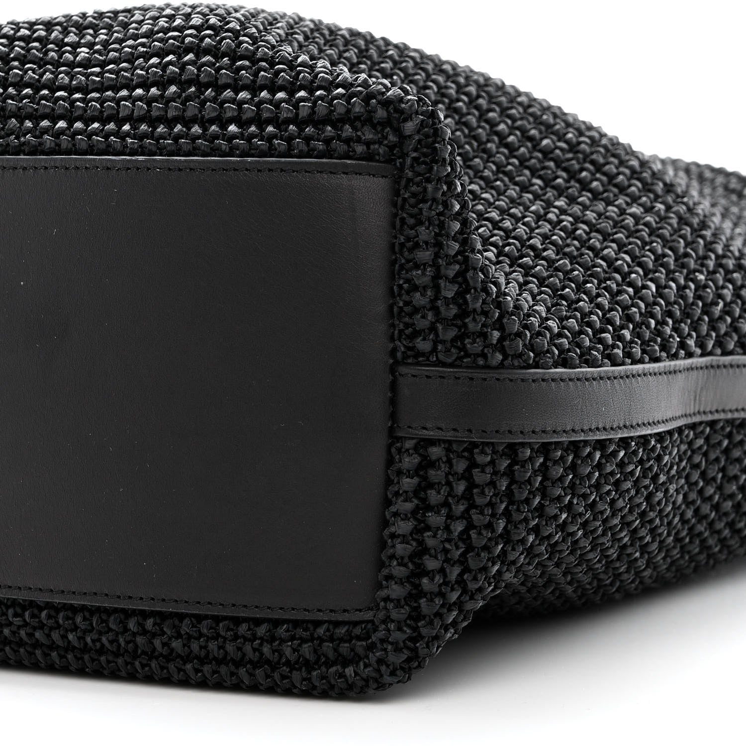 Saint Laurent Raffia Tote Black 10 of 13