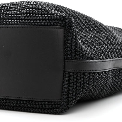 Saint Laurent Raffia Tote Black 10 of 13