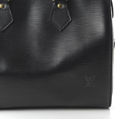 Louis Vuitton Epi Speedy 25 Black 10 of 10
