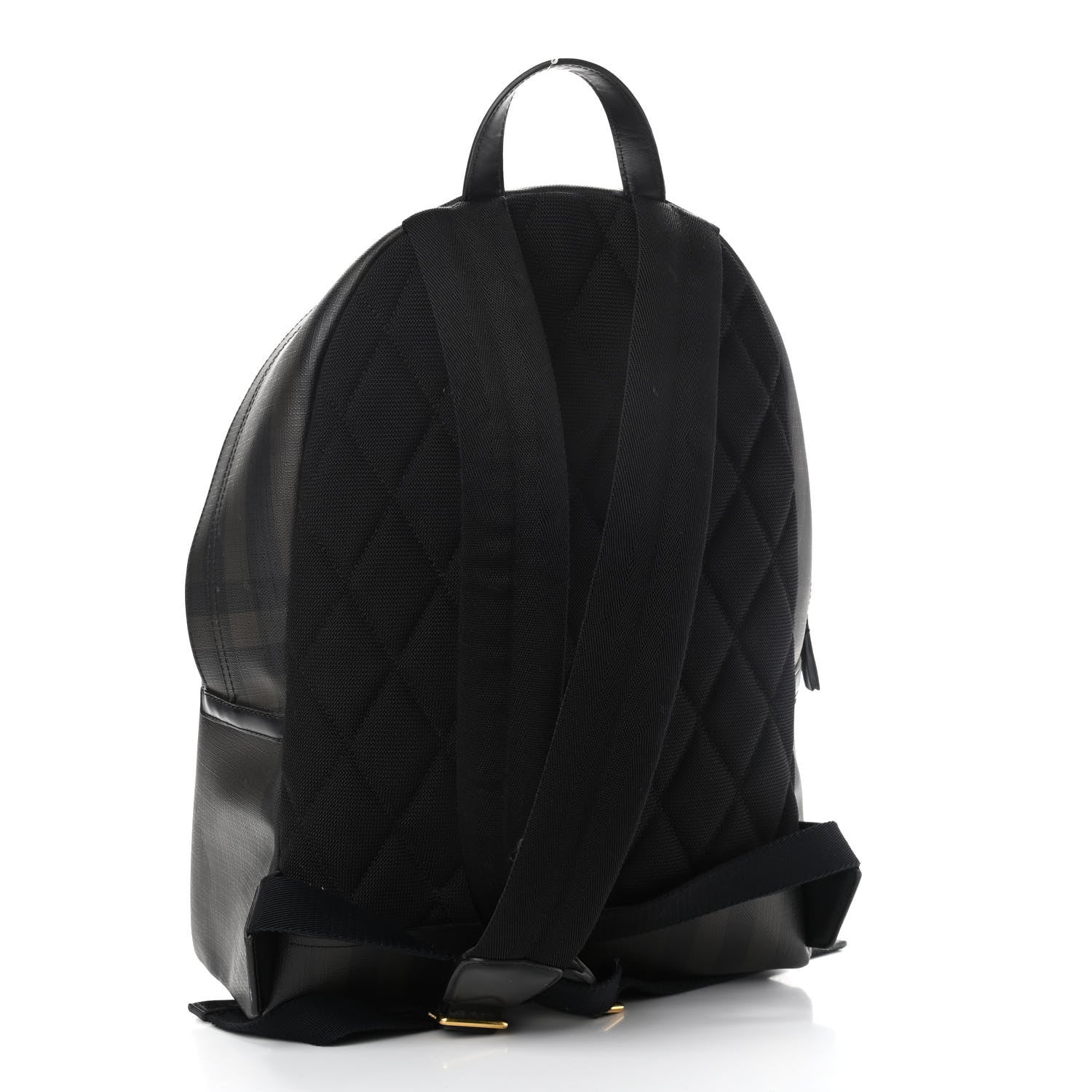 Burberry Smoked Check Backpack Black Brown 2 of 17