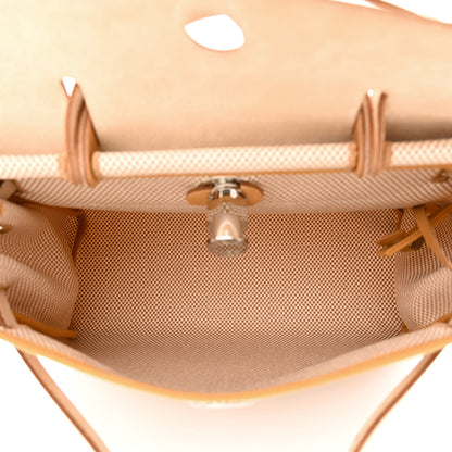 Hermes Vache Hunter Criss Viking Herbag Zip Retourne 31 PM Ecru Beige Naturel 6 of 15