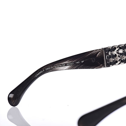 Chanel Square Chain Sunglasses 5362-Q Shaded Black 6 of 6
