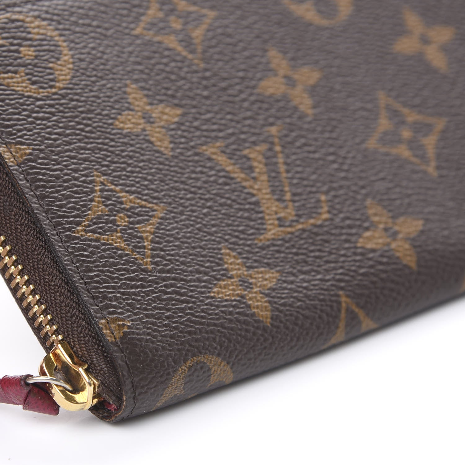 Louis Vuitton Monogram Clemence Wallet Fuchsia 7 of 9