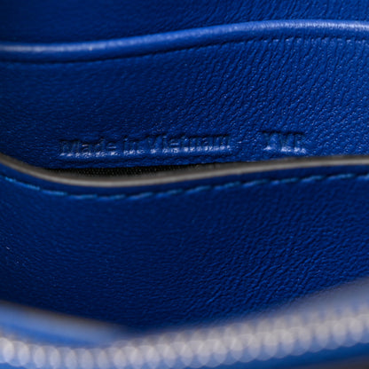 Mulberry Silky Calf Flower Embossed Darley Wallet Pigment Blue 6 of 8