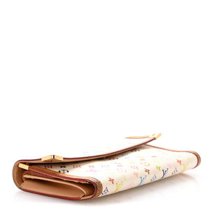Louis Vuitton Monogram Multicolor Porte Tresor International Wallet White 4 of 14
