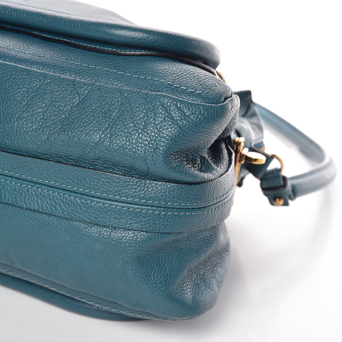 Calfskin Medium Paraty Peacock Blue