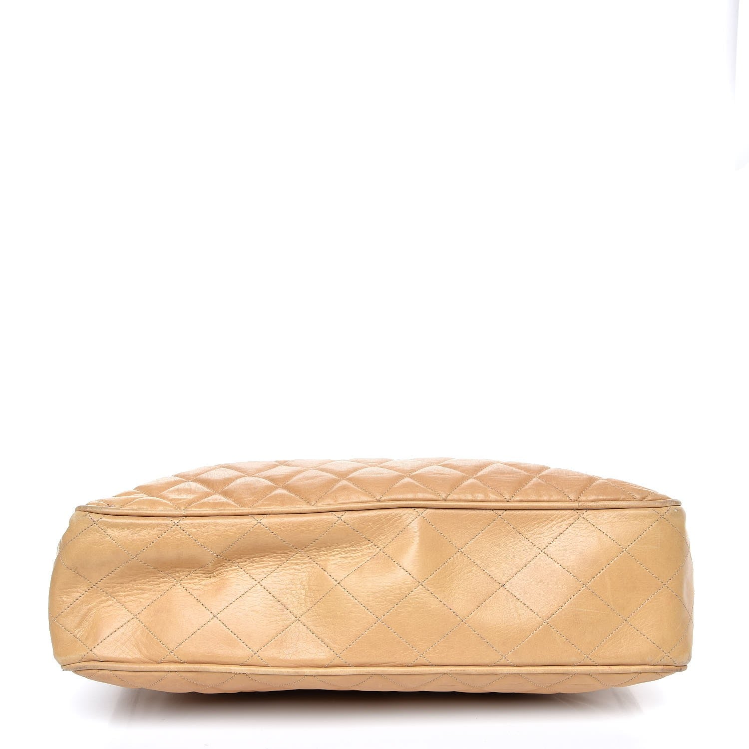 Chanel Lambskin Quilted Tote Beige 5 of 19