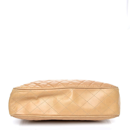 Chanel Lambskin Quilted Tote Beige 5 of 19
