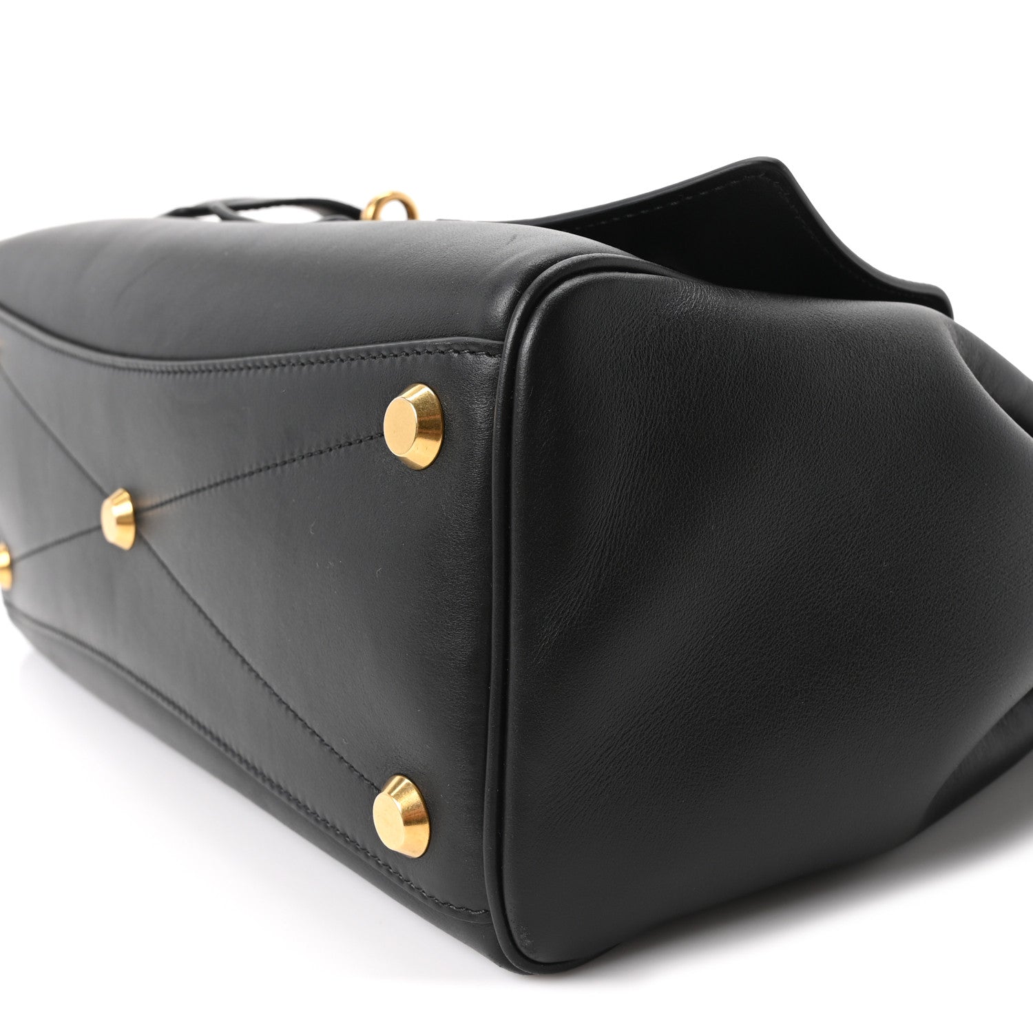 Balenciaga Smooth Calfskin Small Bel Air Carry All Bag Black 8 of 8