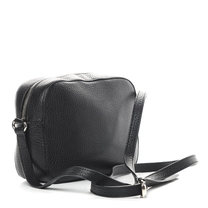 Gucci Pebbled Calfskin Studded Small Soho Disco Bag Black 3 of 14