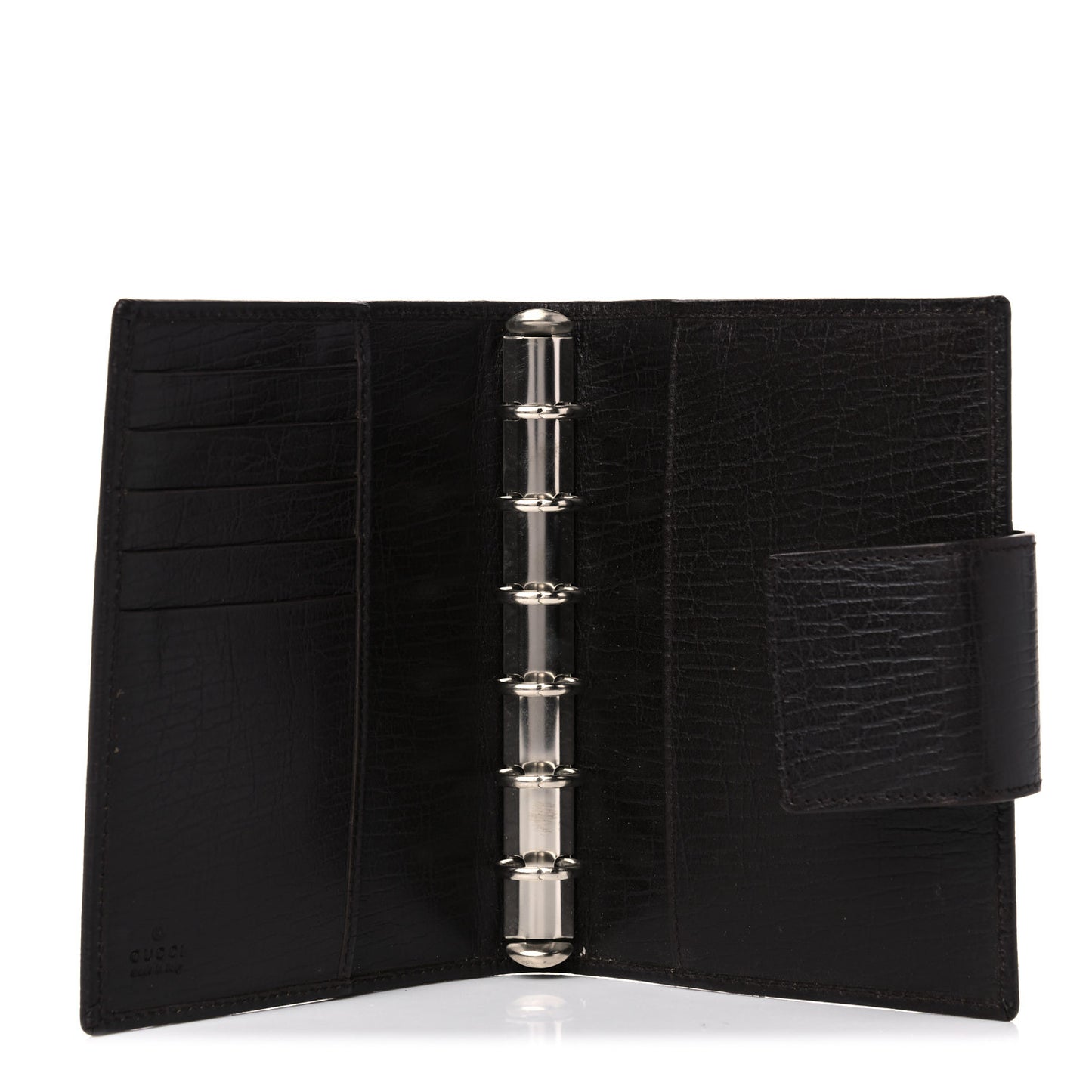 Monogram Web Small Ring Agenda Brown