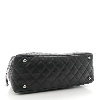 Chanel Calfskin Quilted Large Cambon Bowler Black 4 of 14