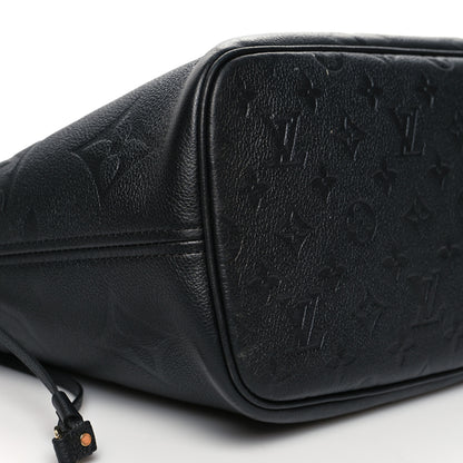 Louis Vuitton Empreinte Monogram Giant Neverfull MM Black 10 of 11