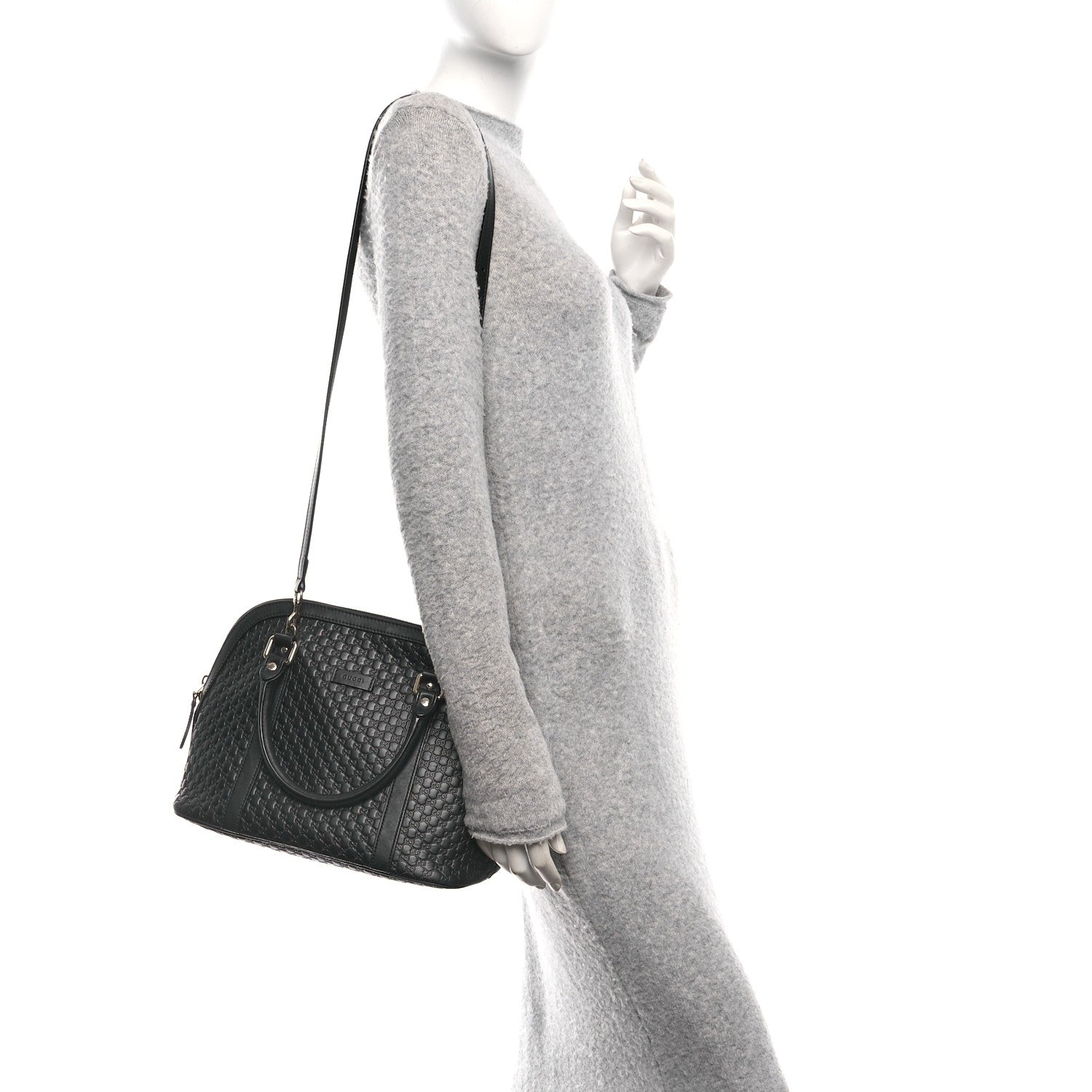 Gucci Microguccissima Medium Dome Bag Black 2 of 11