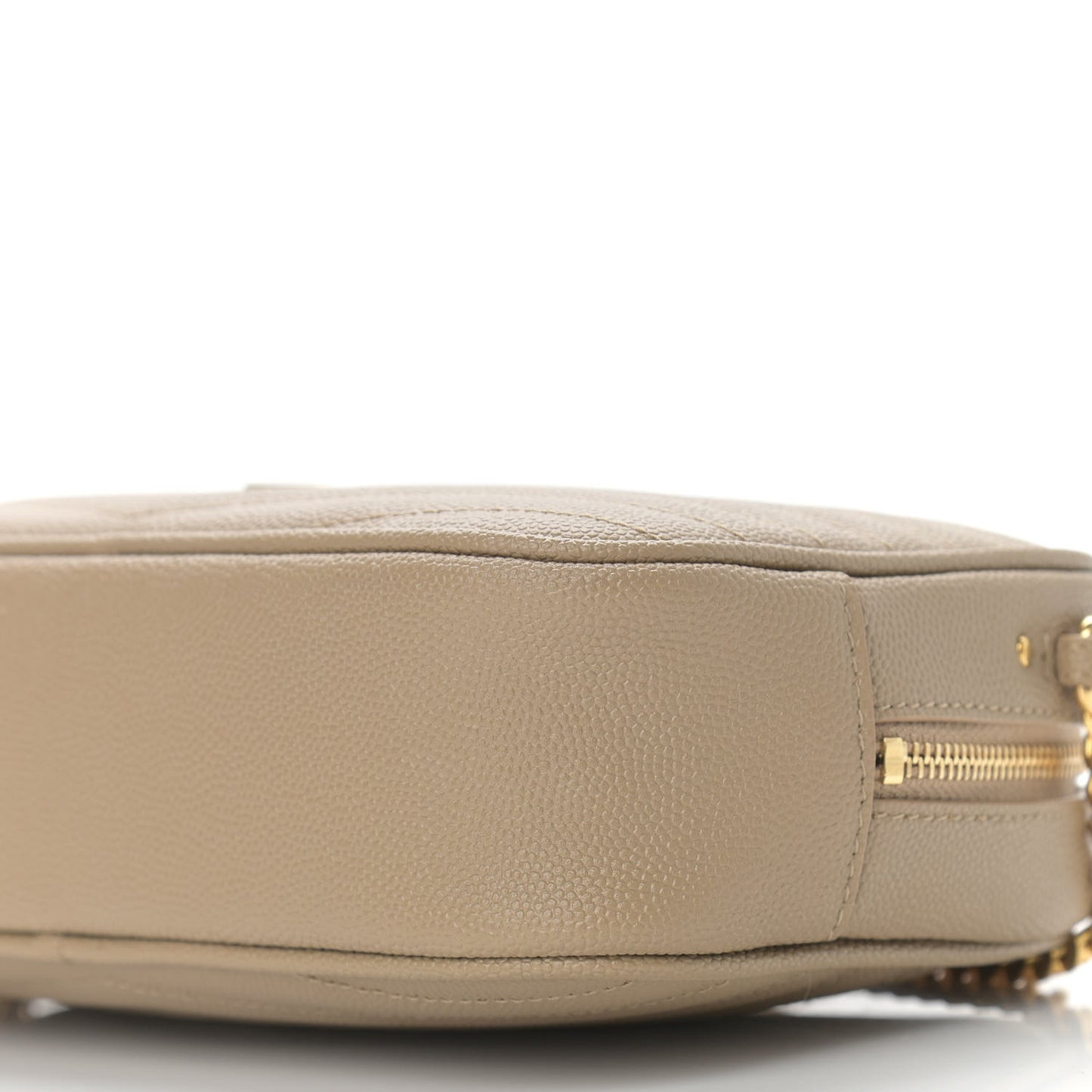 Grain De Poudre Matelasse Monogram Mini Lou Camera Bag Dark Beige