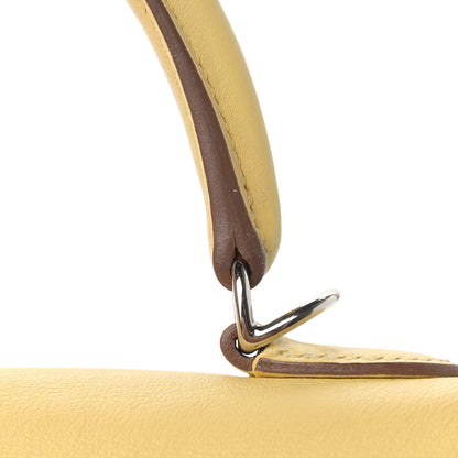 Hermes Swift Kelly Retourne 25 Jaune Poussin 11 of 17