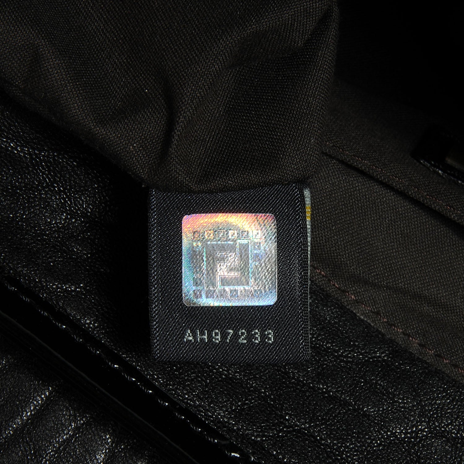 Fendi Nappa Patent B Bag Black 5 of 8