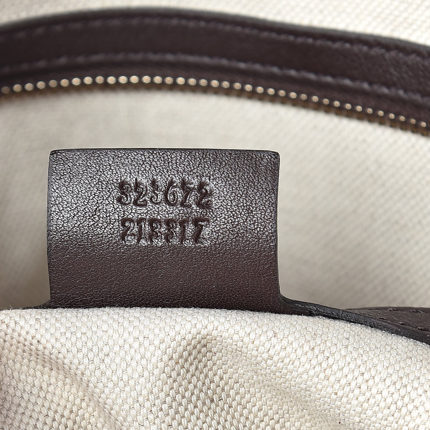 Gucci Guccissima Medium Bree Shoulder Bag Chocolate 7 of 10