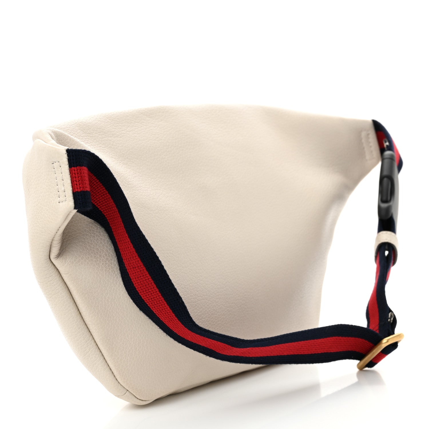 Gucci Grained Calfskin Logo Belt Bag White 3 of 11