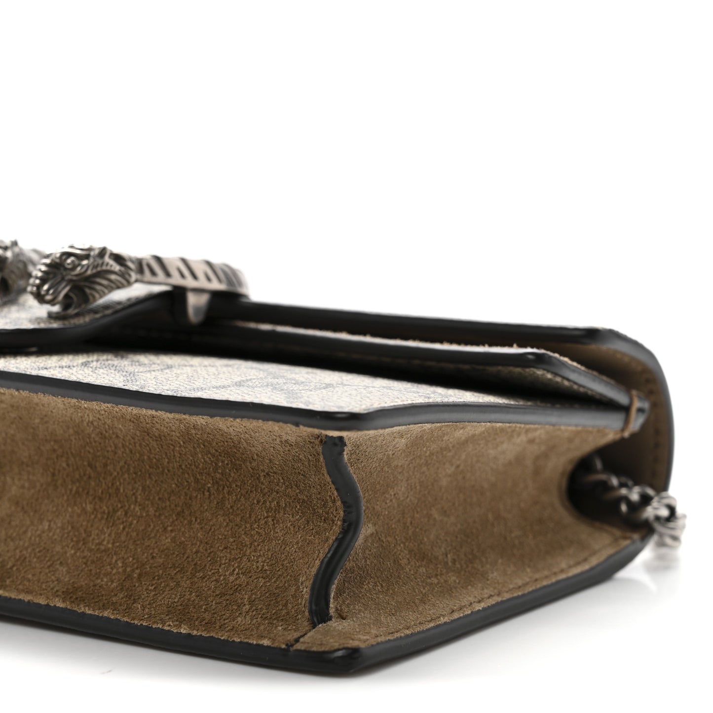 GG Supreme Monogram Super Mini Dionysus Shoulder Bag Taupe