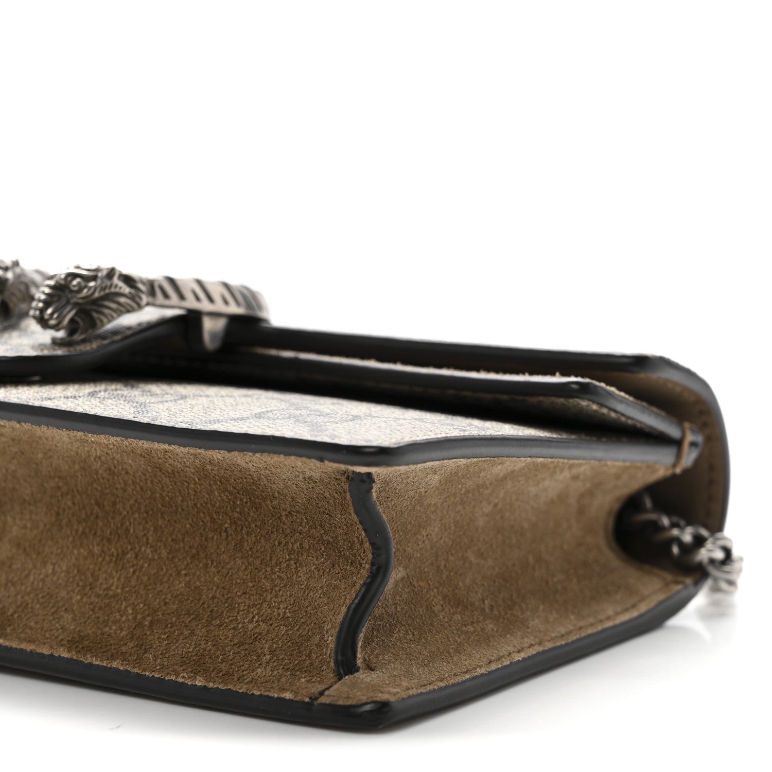Gucci GG Supreme Monogram Super Mini Dionysus Shoulder Bag Taupe 9 of 10