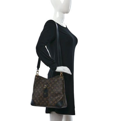 Louis Vuitton Monogram Odeon MM Black 2 of 8