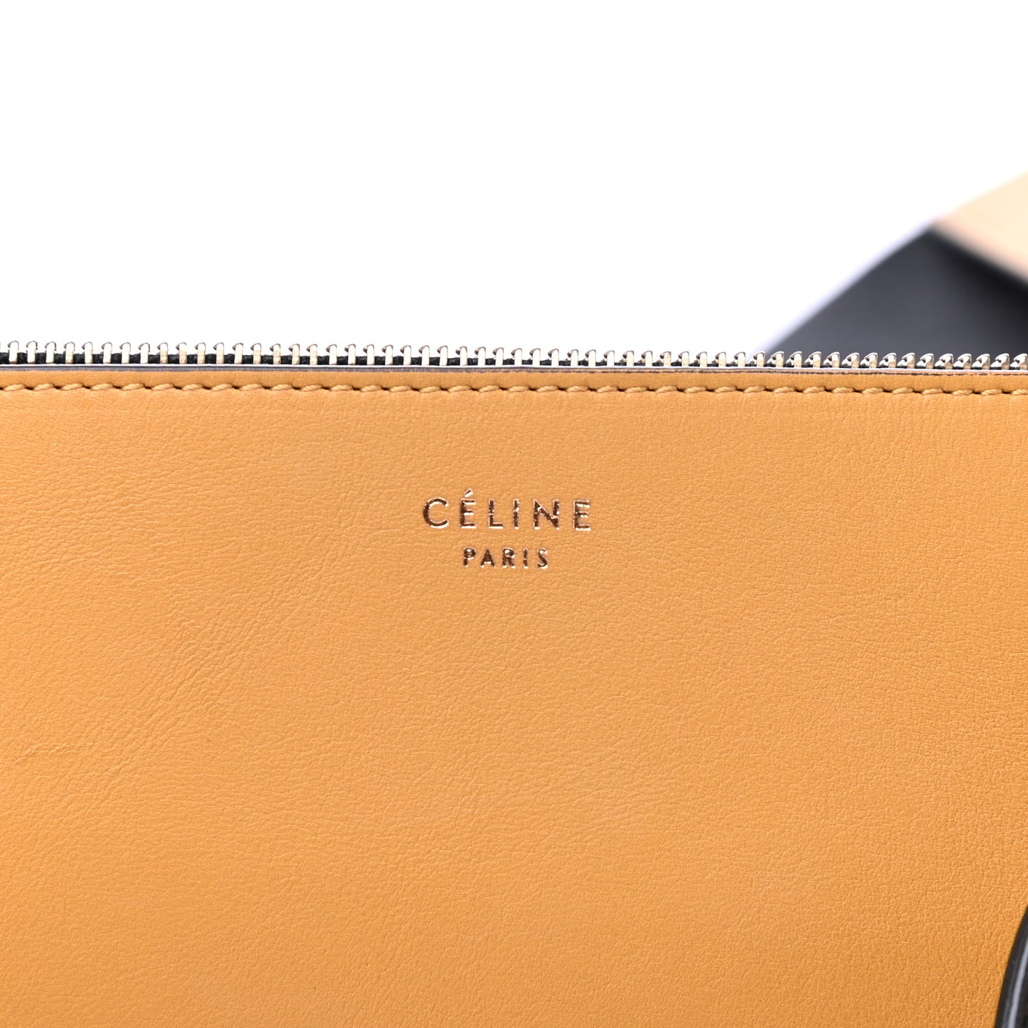 Smooth Calfskin Blade Flap Amber
