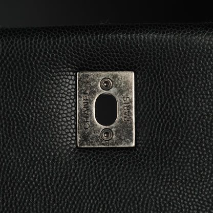 Chanel Caviar Quilted Medium Coco Handle Flap Black 8 of 8