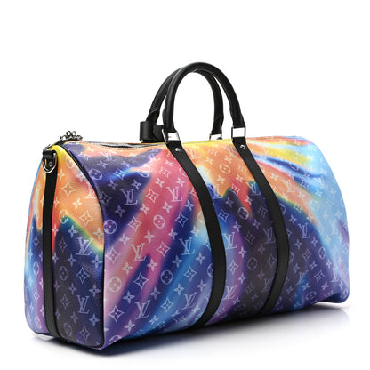 Louis Vuitton Monogram Sunset Keepall Bandouliere 50 Multicolor 3 of 9