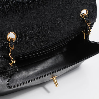 Chanel Caviar Flap Shoulder Bag Black 5 of 7