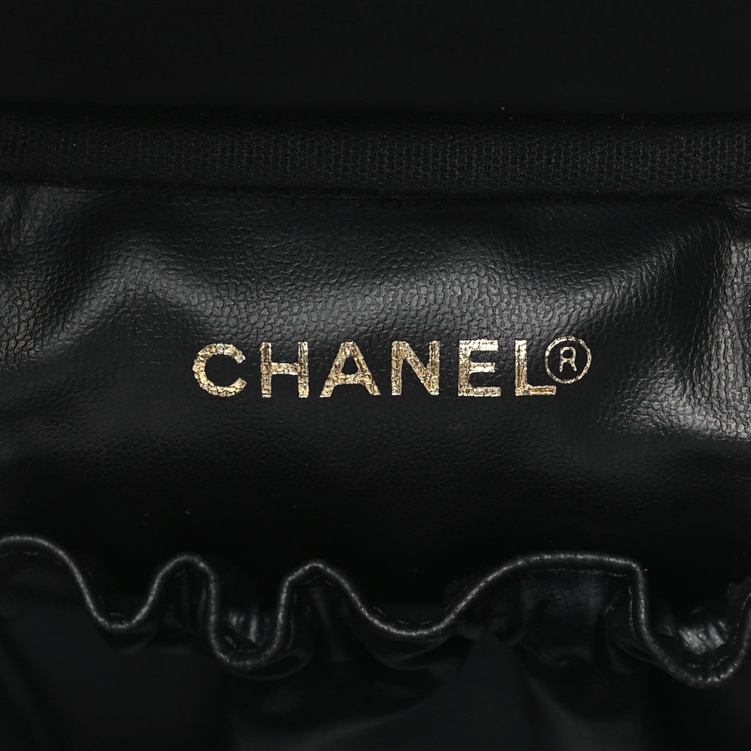 Chanel Caviar Vanity Cosmetic Case Black 6 of 9